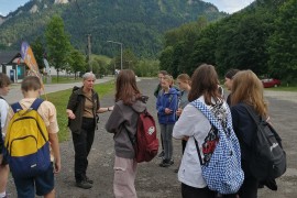 Klasa VII na lekcji PPN