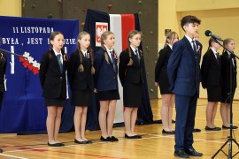 Akademia z okazji 106 rocznicy odzyskania przez Polskę niepodległości.