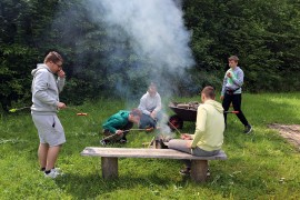 Klasa VII na ognisku